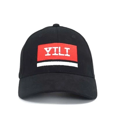 YiLi zwarte baseballpet met verstelbare riem